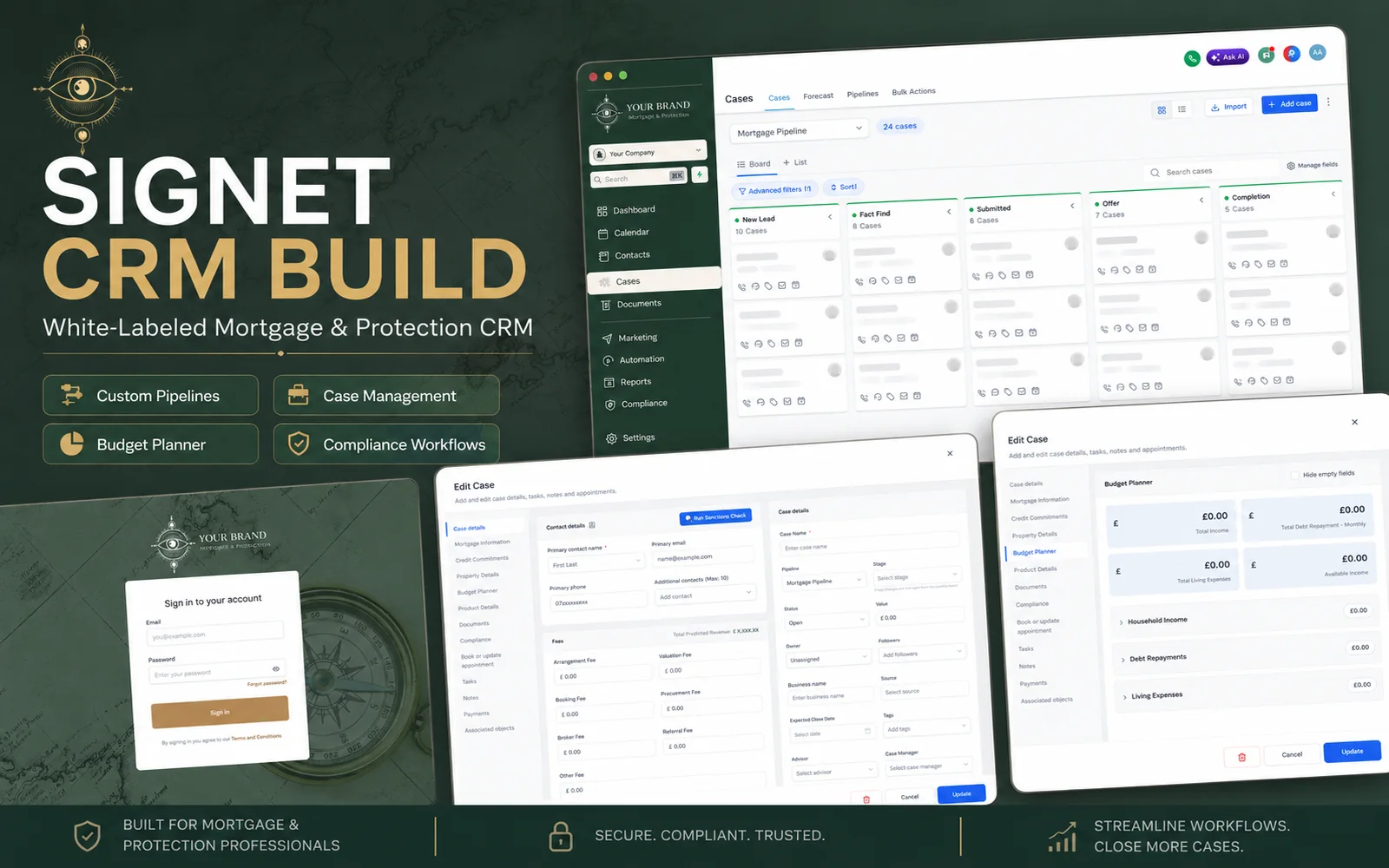 Signet CRM Build project preview